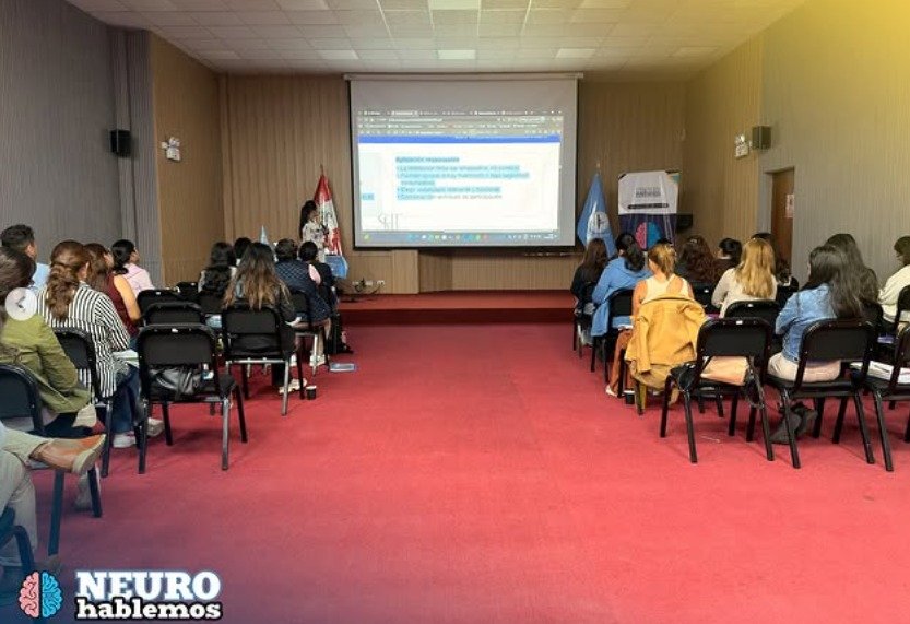Auditorio del Curso de Afasias 2026 durante la sesión presencial